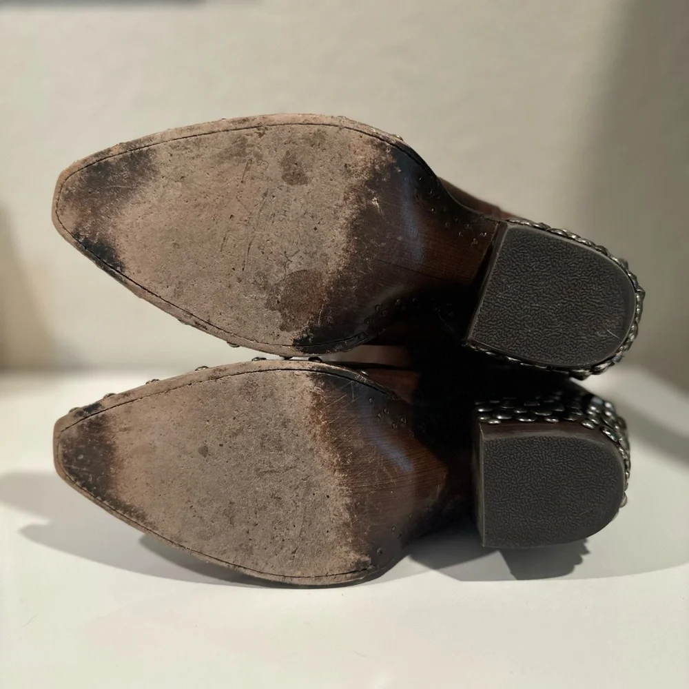 Ariat Studded Cowboy Boots Size 7 - Picture 2 of 5